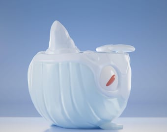 Whaleberg - UNPAINTED 3D Resin Figure - Grumpii Art Toy