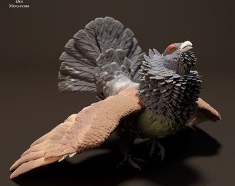 Capercaillie - UNPAINTED  - Animal Den Miniatures