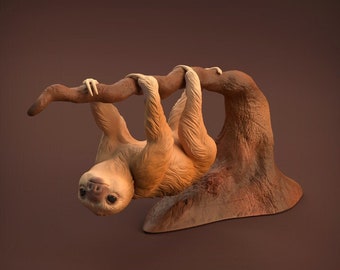 Sloth - UNPAINTED - Animal Den Miniatures