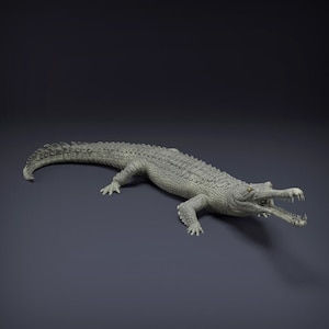 Gharial - UNPAINTED - Animal Den Miniatures