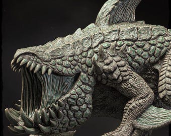 Tremmaw, the Devouring Pit - UNPAINTED 3D Resin Figure - Evox Arts