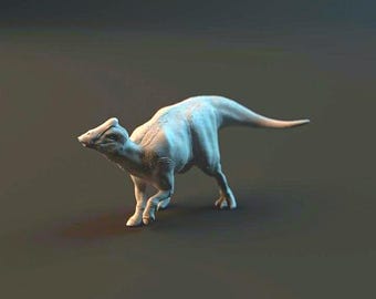 Charonosaurus juvenile - UNPAINTED 3D Resin Print - Dino and Dog Miniatures