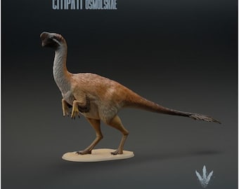 Citipati osmolskae : Mongolian Oviraptor - UNPAINTED - Miniature Museum