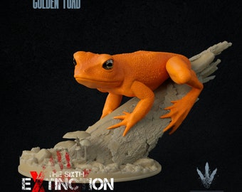 Golden Toad - UNPAINTED - Miniature Museum