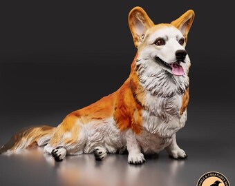 Corgi - UNPAINTED - Animals & Creatures Minis