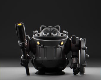 Bandii - UNPAINTED - Grumpii Art Toy