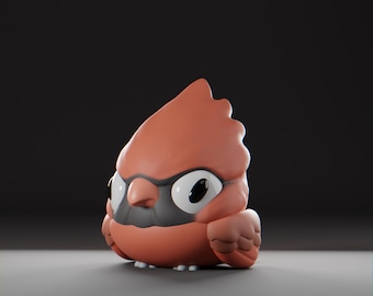 Cardii - UNPAINTED - Grumpii Art Toy