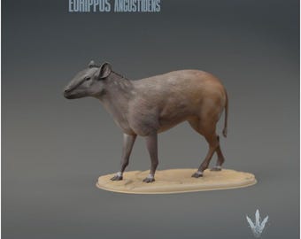 Eohippus angustidens : The Dawn Horse  - UNPAINTED 3D Figurine - Miniature Museum