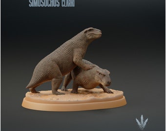 Simosuchus clarki : Couple    - UNPAINTED - Miniature Museum