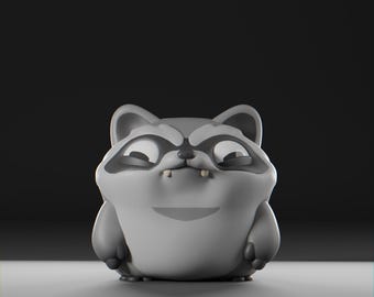Trashii - UNPAINTED - Grumpii Art Toy