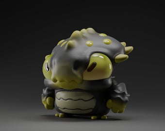 Buzzii - UNPAINTED - Grumpii Art Toy