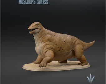 Moschops capensis : Walking - UNPAINTED - Miniature Museum
