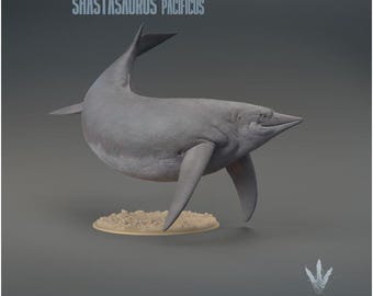 Shastasaurus pacificus : Mount Shasta Lizard - UNPAINTED - Miniature Museum