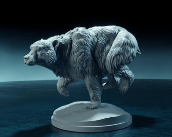Cave Bear Running- Dino and Dog Miniatures