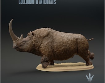 Coelodonta antiquitatis - UNPAINTED - Miniature Museum