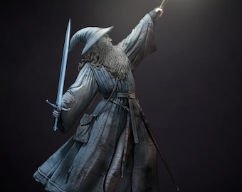 Gandalf - Unpainted FAN ART - Wicked 3D Prints