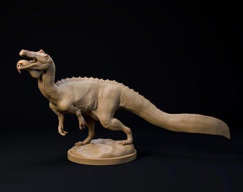 Irritator successful hunt - UNPAINTED - Dino and Dog Miniatures