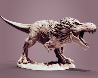 Feathered Trex - UNPAINTED - Clynche Art