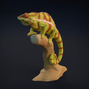 Chameleon - UNPAINTED - Animal Den Miniatures