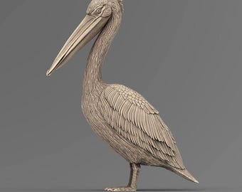 Pelican - UNPAINTED 3D figure - Alexander3dart