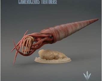 Cameroceras trentonense : Hunting - UNPAINTED 3D Figurine - Miniature Museum