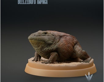 Beelzebufo ampinga : The Devil Toad  - UNPAINTED - Miniature Museum