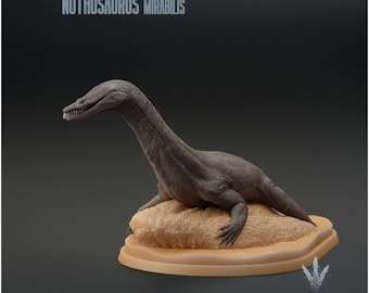 Nothosaurus mirabilis : Resting  - UNPAINTED - Miniature Museum
