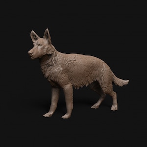 German Shepherd dog - Dino and Dog Miniatures