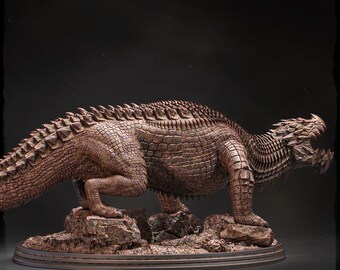 Alpine Drake - UNPAINTED 3D Resin Figure - Evox Arts