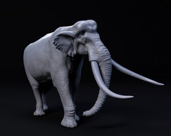 Palaeoloxodon bull - Dino and Dog Miniatures
