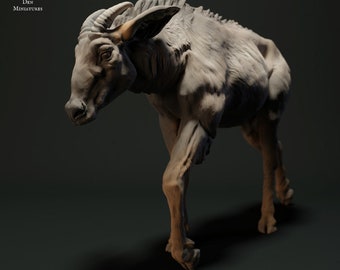 Sumatran Serow - UNPAINTED -  Animal Den Miniatures