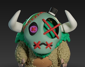 Voodoos Bears - UNPAINTED 3D Resin Figure - Doreki Studio