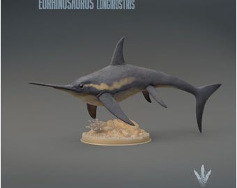Eurhinosaurus longirostris : The Well-nosed Lizard - UNPAINTED 3D Resin Figure - Miniature Museum