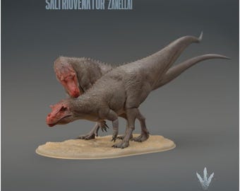 Saltriovenator zanellai : Fight  - UNPAINTED 3D Resin Figure - Miniature Museum