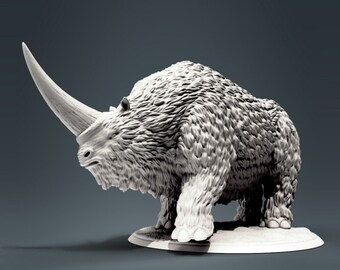 Elasmotherium - UNPAINTED - Clynche Art