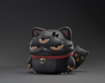 Wispurr - UNPAINTED - Grumpii Art Toy