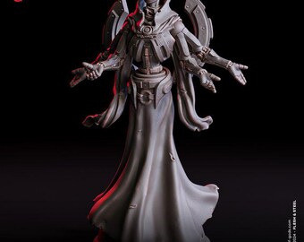 Cyriel, Plated Angel - UNPAINTED - Flesh of Gods