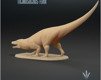 Ticinosuchus Ferox Hunting - UNPAINTED - Miniature Museum - Etsy