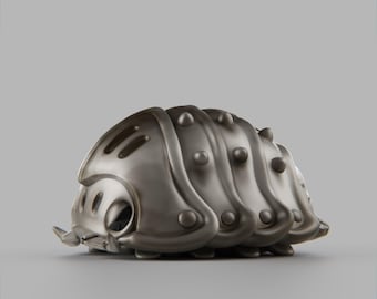 Warrior Isopods - Kniisopod - UNPAINTED 3D Resin Figure - Grumpii Art Toy