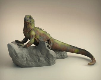 Iguana - UNPAINTED - Animal Den Miniatures