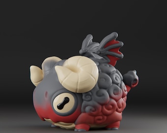 Baardrek - UNPAINTED 3D Resin Figure - Grumpii Art Toy