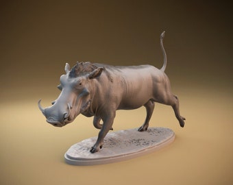 Warthog - UNPAINTED - Dino and Dog Miniatures