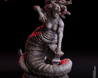 Medusa - Female- UNPAINTED Figure - Flesh of Gods