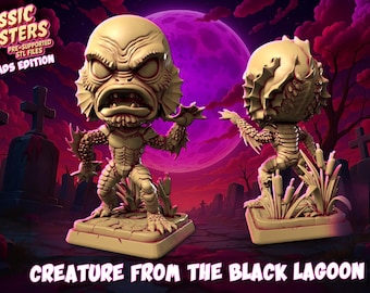 The Creature Chubhead - FAN ART Classic Monster Collection - Heroes and Beasts