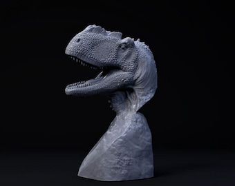 Yanghuanosaurus bust - Dino and Dog Miniatures