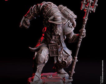 Angelus, Glutonous Bishop - UNPAINTED 3D Figure - Flesh of Gods