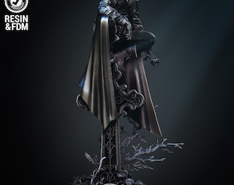 The Crow Sculpture - UNPAINTED FAN ART - Wicked 3D Models