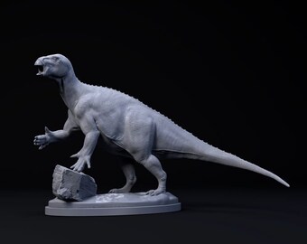 Iguanodon Vocalizing - UNPAINTED - Dino and Dog Miniatures
