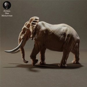 Elephant - UNPANTED - Animal Den Miniatures