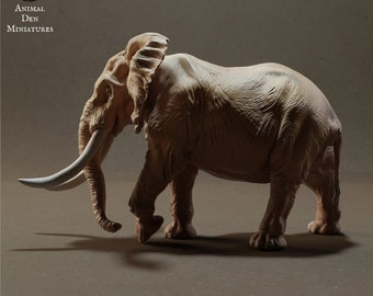 Elephant - UNPANTED - Animal Den Miniatures